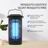 Black Indoor High-voltage Portable ABS Flame-retardant Material Mosquito Killer 360 ° Mosquito Trap Lamp Electric Mosquito Repellent Lamp