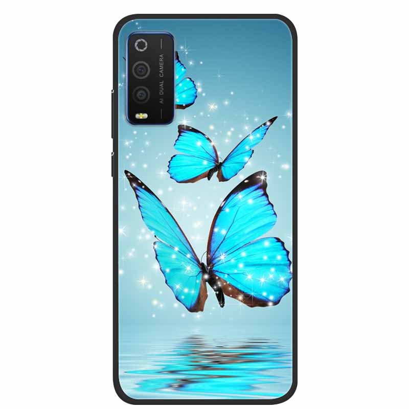 For TCL 205 Cases Fashion Silicone Soft TPU Protective Covers for TCL205 Phone Cases Floral Fundas for TCL 205 4187D 2021 Coque