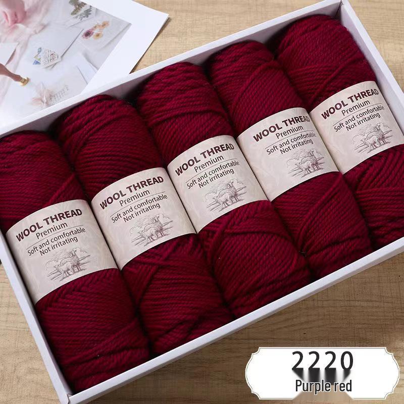 Soft Alpaca Wool Chunky Yarn for Hand Knitting Sweaters, Scarves, and Hats