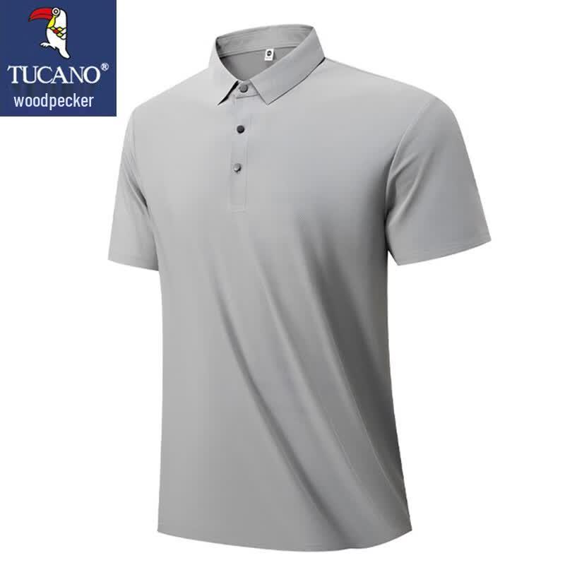 TUCANO Men s Ice Silk Short Sleeve Polo Shirt M