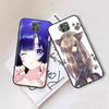 Black Case for Xiaomi Poco X6 X4 M5 M6 F5 F6 C65 C55 C50 C51 C40 Pro Redmi 14C A3X 13C 12C 11T 10A 9C Note 7 6 8A Plus W-59 Cat Girl
