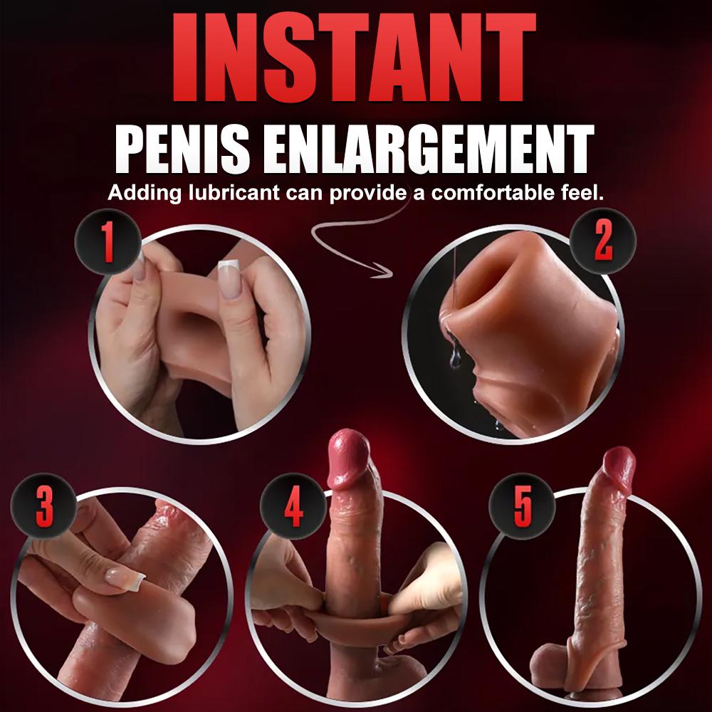 Kohoutí penisový kroužek silikonový zvětšovací návlek zámek spermatu sexuální hračky pro muže oddalování ejakulace kohoutí kroužky sexuální produkty zboží pro dospělé