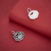 S925 Sterling Silver Lotus Pendant Charm - Chinese Style for DIY Beaded Bracelets, Necklaces, and Peace Lock Accessories