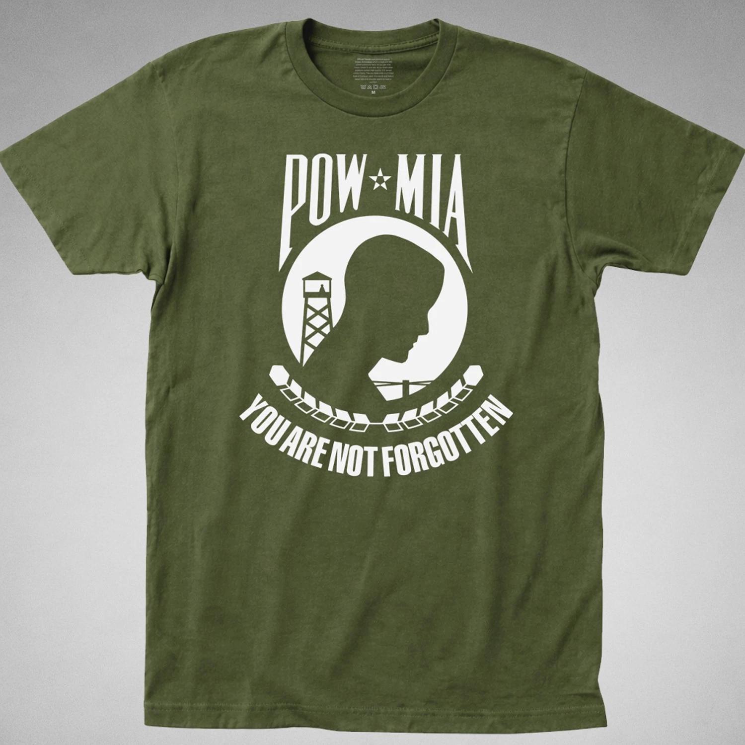 POW MIA Not Forgotten Shirt war military missing action prisoner veteran vietnam XL