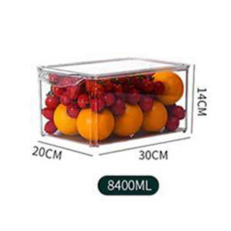 Plastic Food Storage Box Vegetable Fridge Storage Container Organizer Bins for Refrigerator