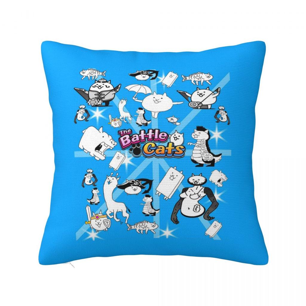 Tank  Battle Cats Square Pillowcase Cushion Cover Pillow Case Throw Pillow Cover for Home Sofa Living Room