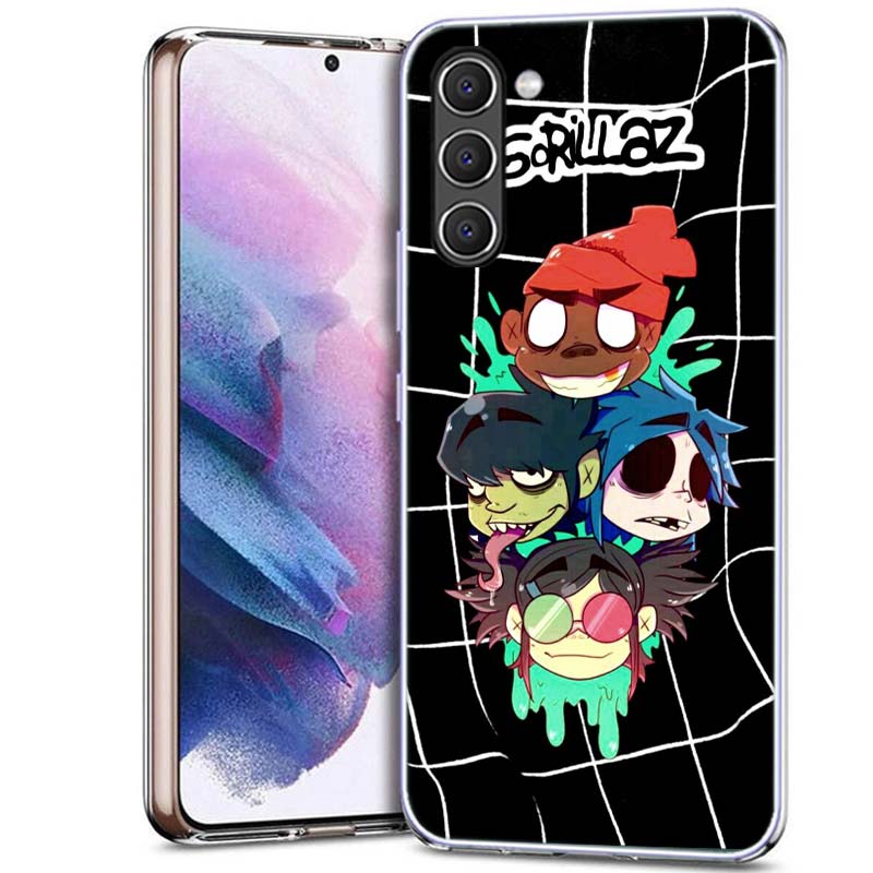 Gorillaz Anime Phone Case for Samsung A54 A14 A24 A34 A17 A37 A57 A55 A35 A25 A15 A13 A23 A33 A53 A07 A05S A04S A03 A73 Galaxy N