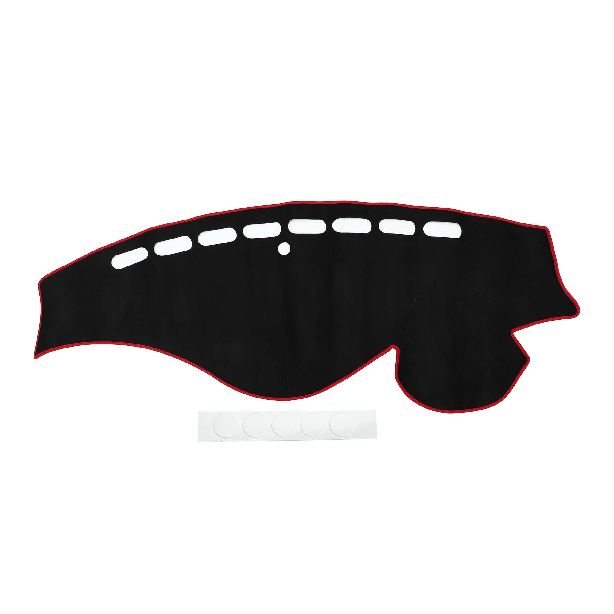 

HOPESPANNER Dashboard Mat for Honda Odyssey Dashboard Protective Car Dash Suede Reduces Interior Custom Heat Black with Red Drive Only RB3/RB4