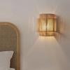 Retro Rattan Weaving Wall Lamp Shade LED E27 Chinese Design Hemp Rope Wall Sconces for Home Living Room Decor Lighting Fixtures