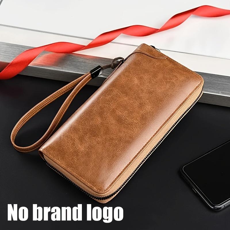 

Men s Long Zipper Wallet High Quality Pu Leather Wallet For Men RFID Blocking Business Clutch Bag Credit Card Holder Purse Man