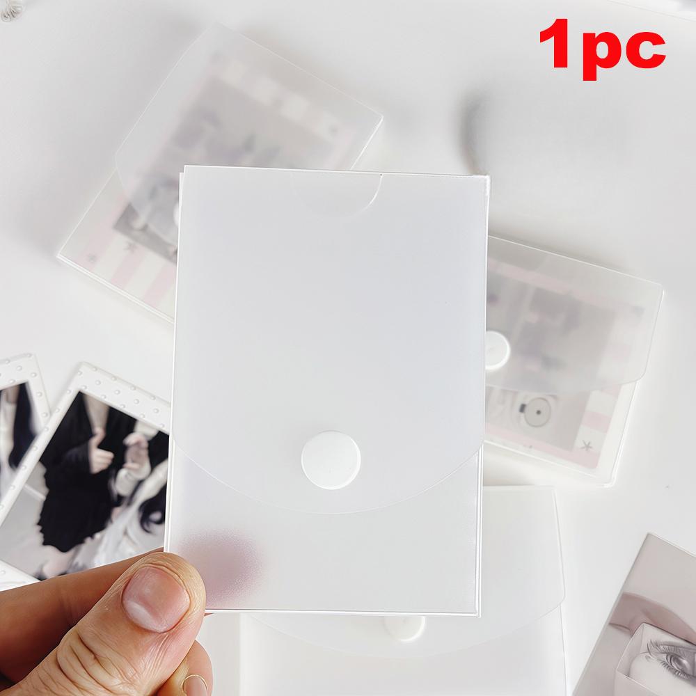 1 יחידה קופסת אחסון שולחנית מחוספסת לאחסון כרטיסים ומדבקות שקופה עמידה בפני אבק מארגן משרדי פונקציונלי אחסון כרטיסים