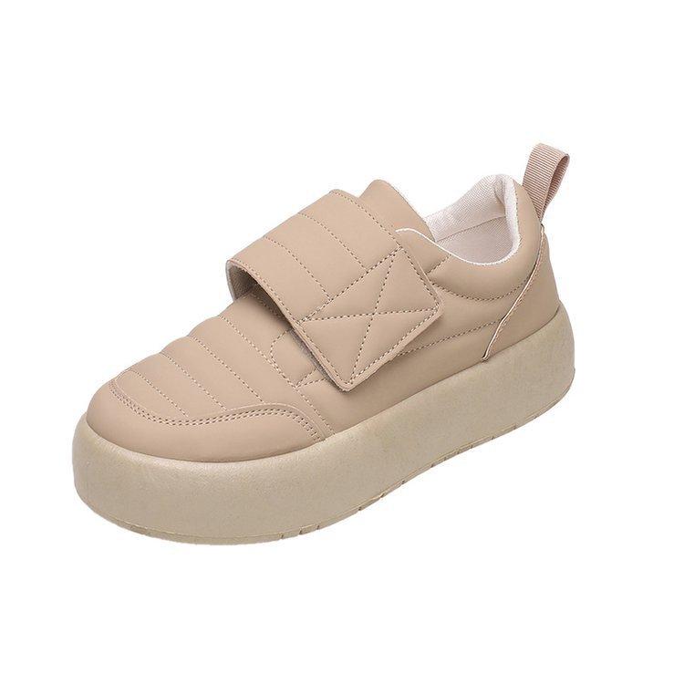 Summer round head platform casual single shoes women's autumn new middle school student trend