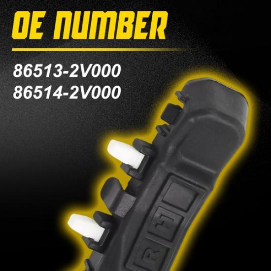 Left & Right Side Front Bumper Bracket Pair for 2012-2017 Hyundai Veloster