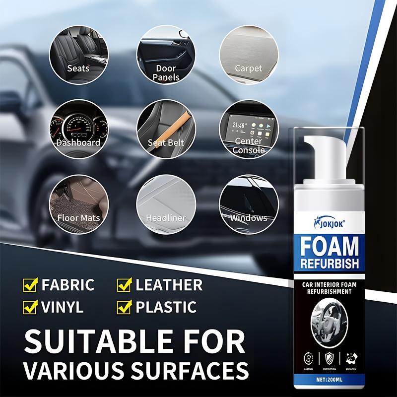 200ML Multi-Purpose Car Foam Repair Agent, Long-Lasting Protection, Easy Application, Essential for Interior & Exterior Cleaning