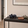 Estátua de Gato Dormindo, Miniatura de Gato Fofa para Mesa Estante, Decoração Geométrica Moderna Impressa em 3D Presente para Amantes de Gatos