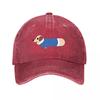 Black Vintage Baseball Cap With Dachshund  New Vintage Washed Cotton Baseball Cap Parent Kids Sun Hats