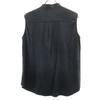 Theory Luxe Silk Blend No Sleeve Blouse 40 Charcoal Special Wing Women Used