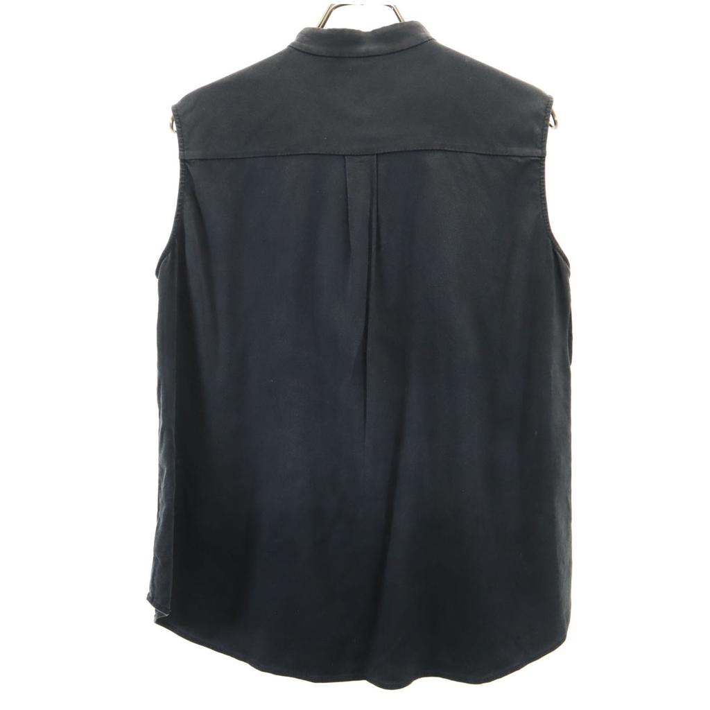 Theory Luxe Silk Blend No Sleeve Blouse 40 Charcoal Special Wing Women Used