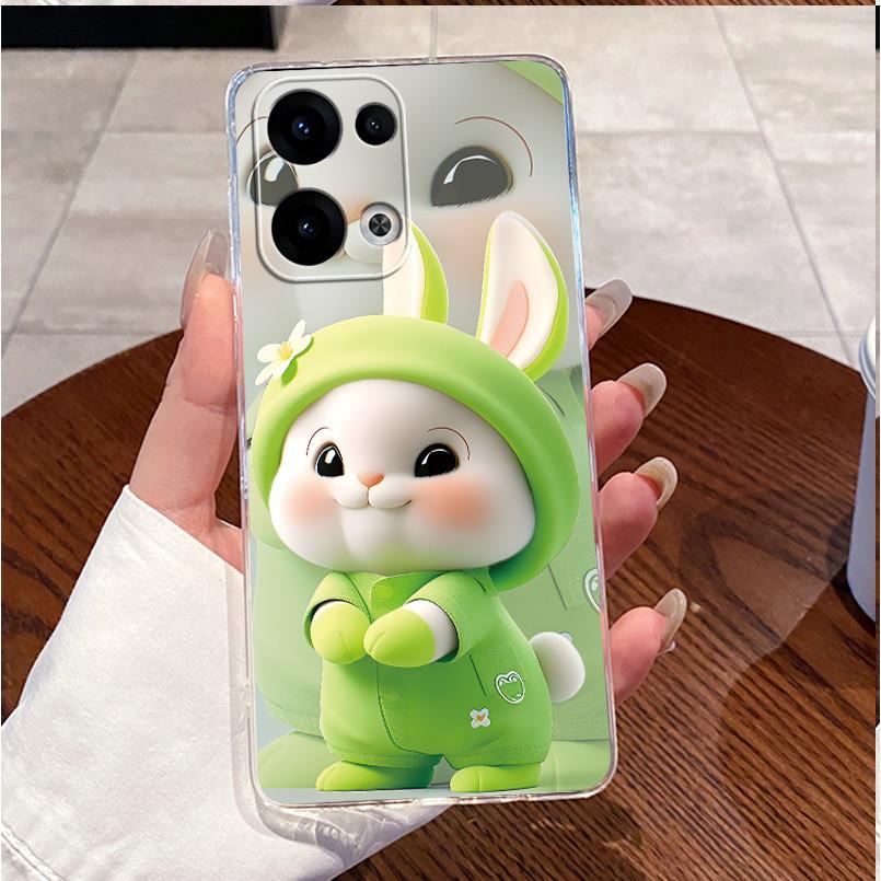 Hülle Für OPPO Reno13 Reno 13 Pro 5G Luxus Süßes Herz Hase Lustige Hülle OPPO Reno 13 13Pro Reno13Pro 5G Klare Weiche Handyhülle