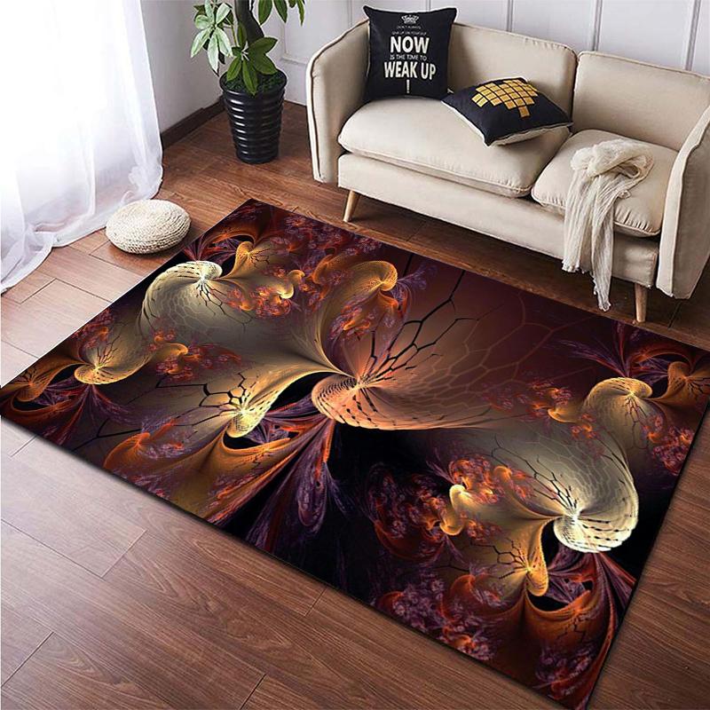 Colorful Magical Fantasy Abstract Art Printed Carpet for Living Room Home Decoration Mats Boho Rugs Area Rug for Bedroom