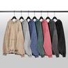 Youth Spring and Autumn Washed Vintage Loose Hooded Jacket Design Retro Handsome Sweatshirt
