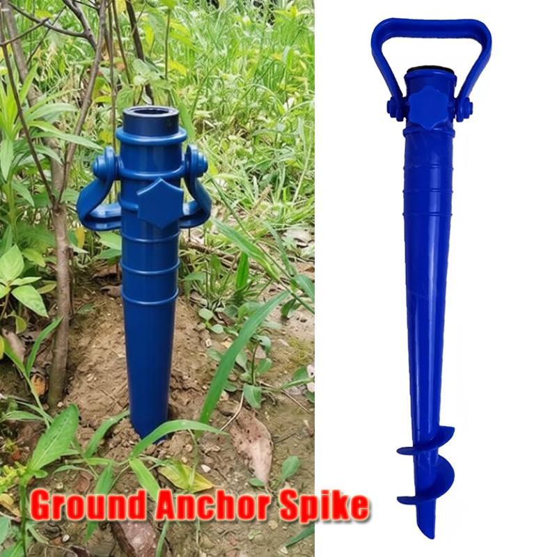 Outdoor-Schirmbasis, verstellbar, Kunststoff, für Sonne, Strand, Terrasse, Regenschirm, Sand, Stretch-Ständer, Halter, Anker, Ständer, Spike, Auger, Keep Tools