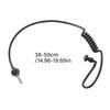 3.5mm Clear Air Tube In Ear Headphones Earbuds Suitable for Security Running Driving Activities for Multiple Uses