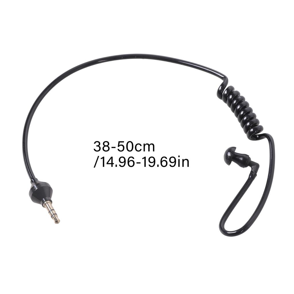 3.5mm Clear Air Tube In Ear Headphones Earbuds Suitable for Security Running Driving Activities for Multiple Uses