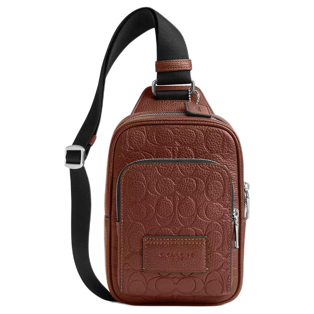 

Coach Racer 15 Mini Crossbody Bag Unisex bags Silver Brown CDC45-SVE0S Basic Set (Bag+Dust Bag)