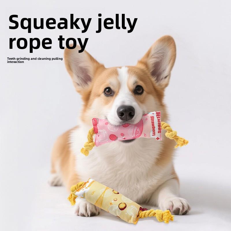 Pet Tooth-cleaning, Tooth-cleaning, Boring Rope Knot Ball, Cat and Dog Biting Rope, Teddy Small and Medium-sized Dog Training Toys
