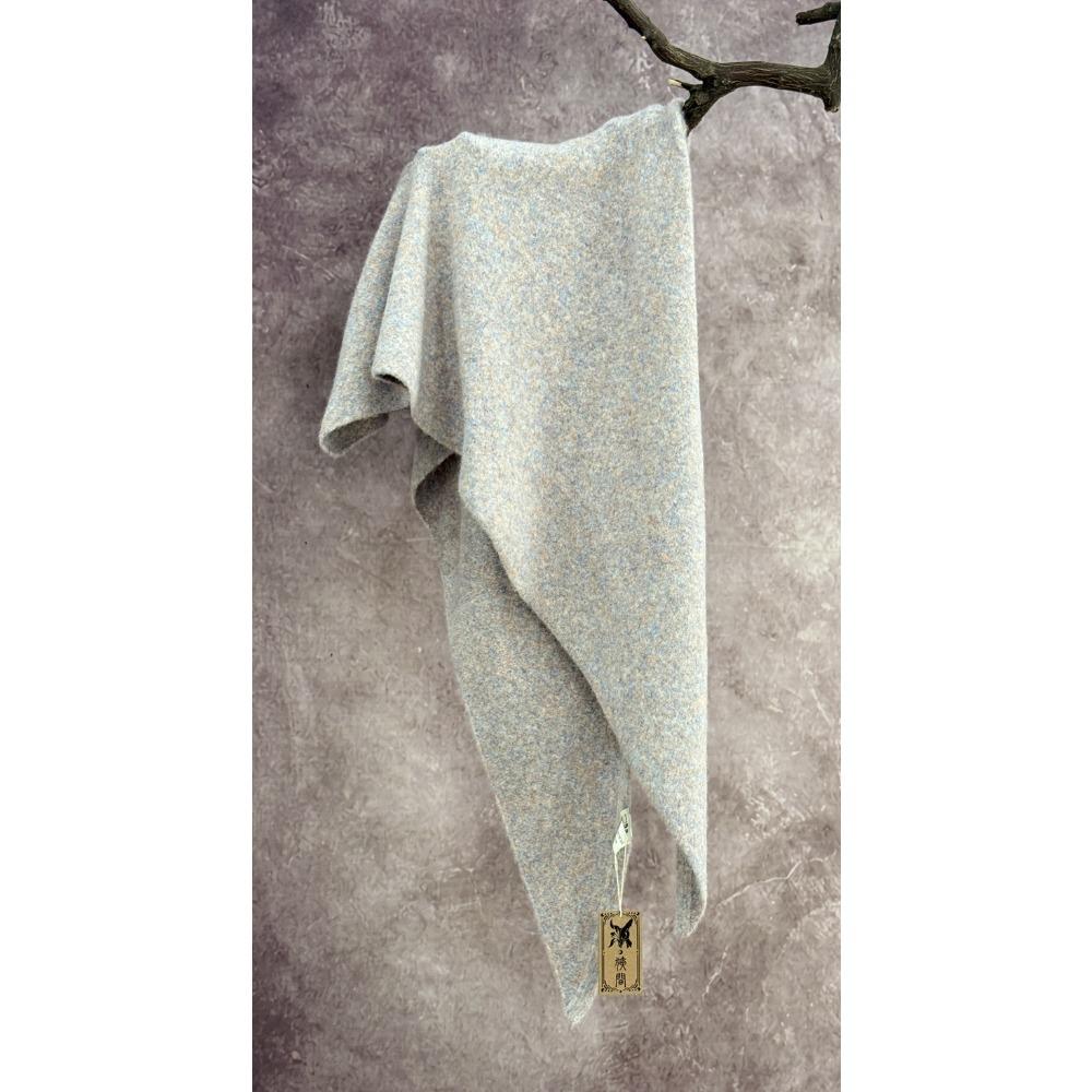 Triangle Scarf Scarf Solid Color Shawl Cape Autumn and Winter Women's High-end Shawl Blanket Warm Small Cape Cape