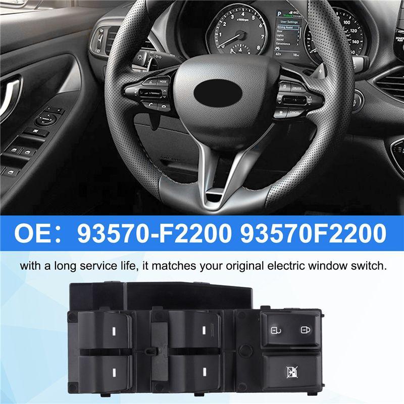 Car 93570-F2200 Driver Side Master Electric Power Window Control Switch For Elantra 2017 2018 2019 2020