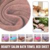 Superfine Fiber Soft Beauty Salon Bed Towel With Hole SPA Massage Bed Table Cover Massage Physiotherapy Thicken Bath Towel