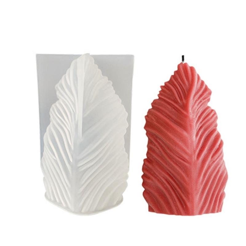 Coral Leaf Shaped Silicone Molds for Candle Soap Home Decoration, Epoxy Resin Silicone Molds for Plaster Decoration