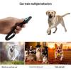 Dual-Color Two-in-One Pet Training Clicker Whistle with Long Wristband