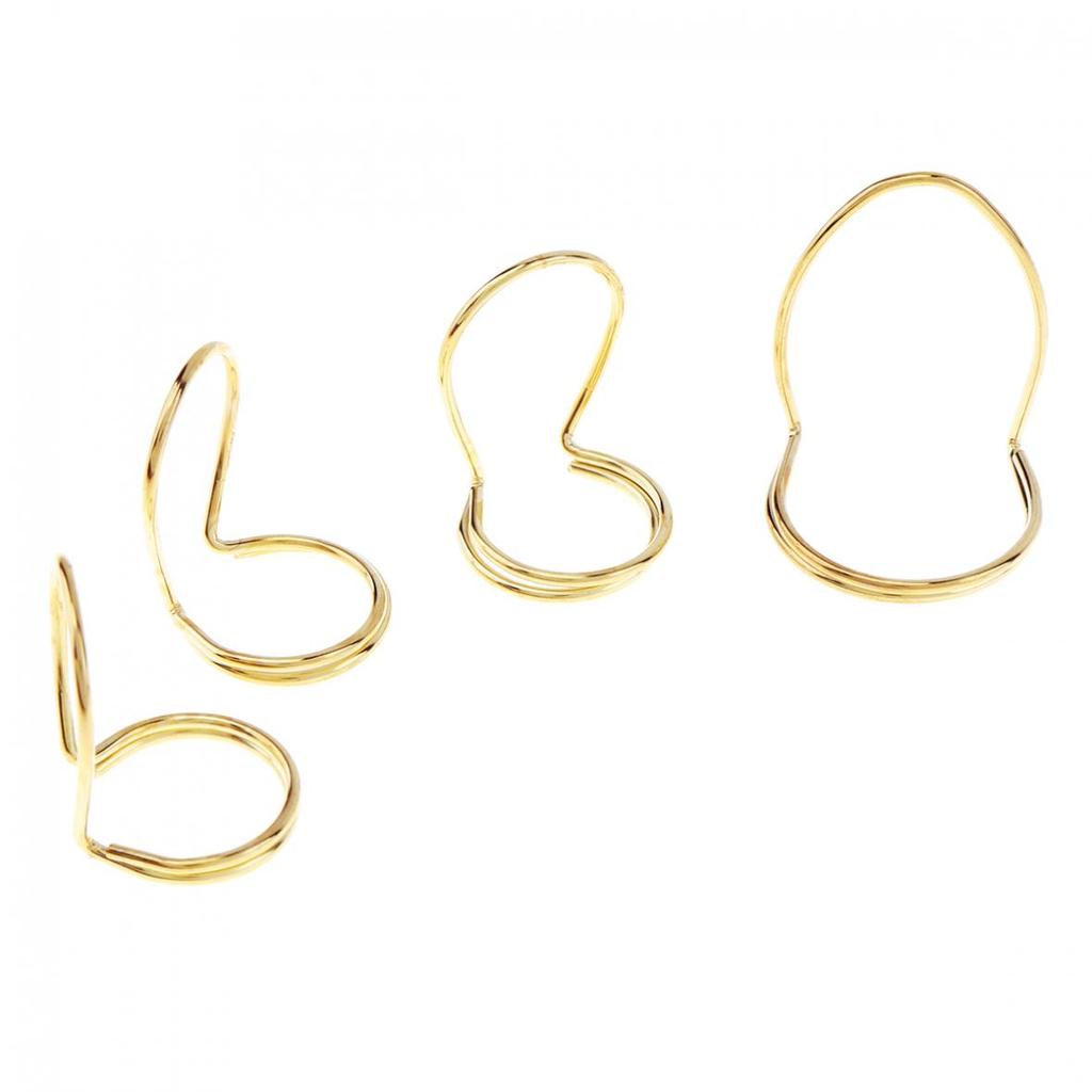 4 szt. Logam Gitar Perlindungan Jari Cincin Plectrum Anti-Slip Anti-Slip Gaya Ibu Jari Jari Telunjuk Pilihan do gitary Aksesori Bass