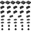 Bewudy 40 PCS 5 Types USB Anti Dust Cover Plugs, USB Type-C Dust Stopper, USB Dust Port Cover Plugs, Silicone USB Port Protector for USB A Female &