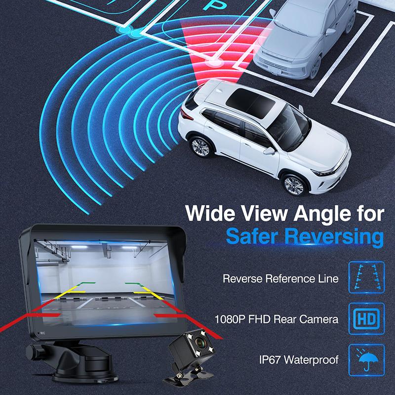 Universal 7Inch Car Radio Multimedia Video Player Wireless Carplay Android Auto GPS Navigation BT5.0 Touch Screen Car Accessory