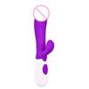 Soft Silicone Vibrator G Spot Clit Stimulator Waterproof Female Sex Toy AV Wand