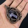 Amethyst Pendant Copper Wire Wrapped Pendant Amethyst Gemstone Pendant Copper Handmade Pendant Necklace For Christmas Gifts Birthday Gifts