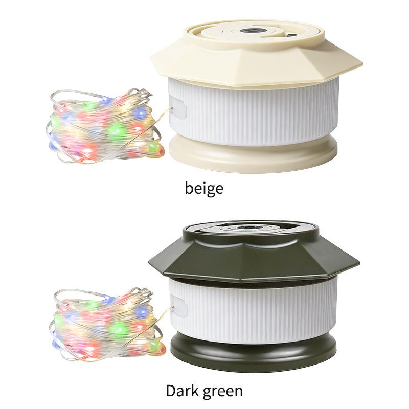 Cross-border new LED outdoor camping ambient light, waterproof storage light string, camp tent lighting camping light