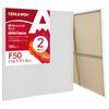 AUREUO Stretched Canvas Set F50 X Medium 2 Beginner Painting Art Creation Modern Oil Art Compatible with and Acrylic Paintings (116.7cm 91cm), Grain,