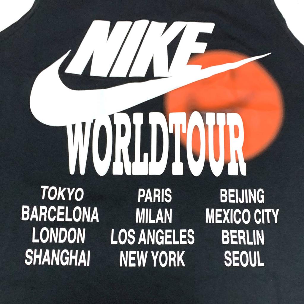 Nike Vintage Print Basketball Tank Top Men Tops Black DA0936-010