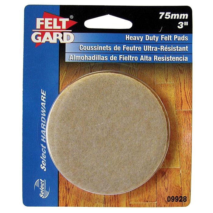 Feltgard Round Pads 75mm 4pk