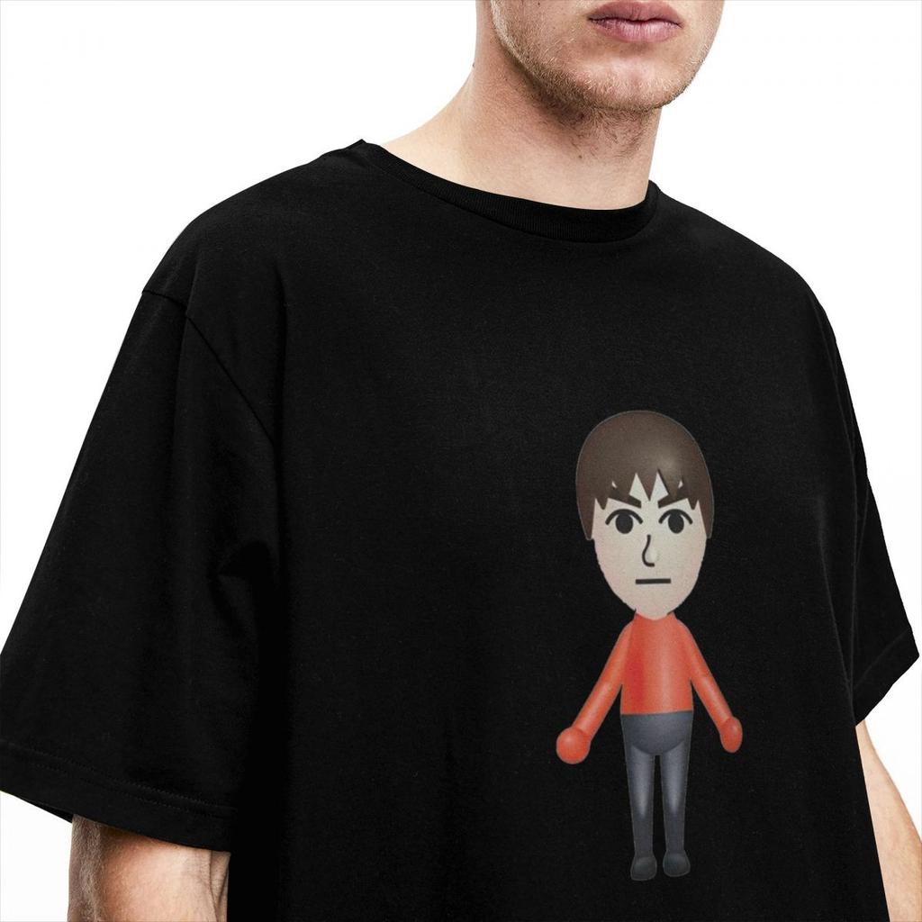 Camiseta Gráfica Mii Necesita Un Cigarrillo para Hombre y Mujer Ropa Moda 100% Algodón Camisetas Mii Brawler Camiseta Ropa Estampada