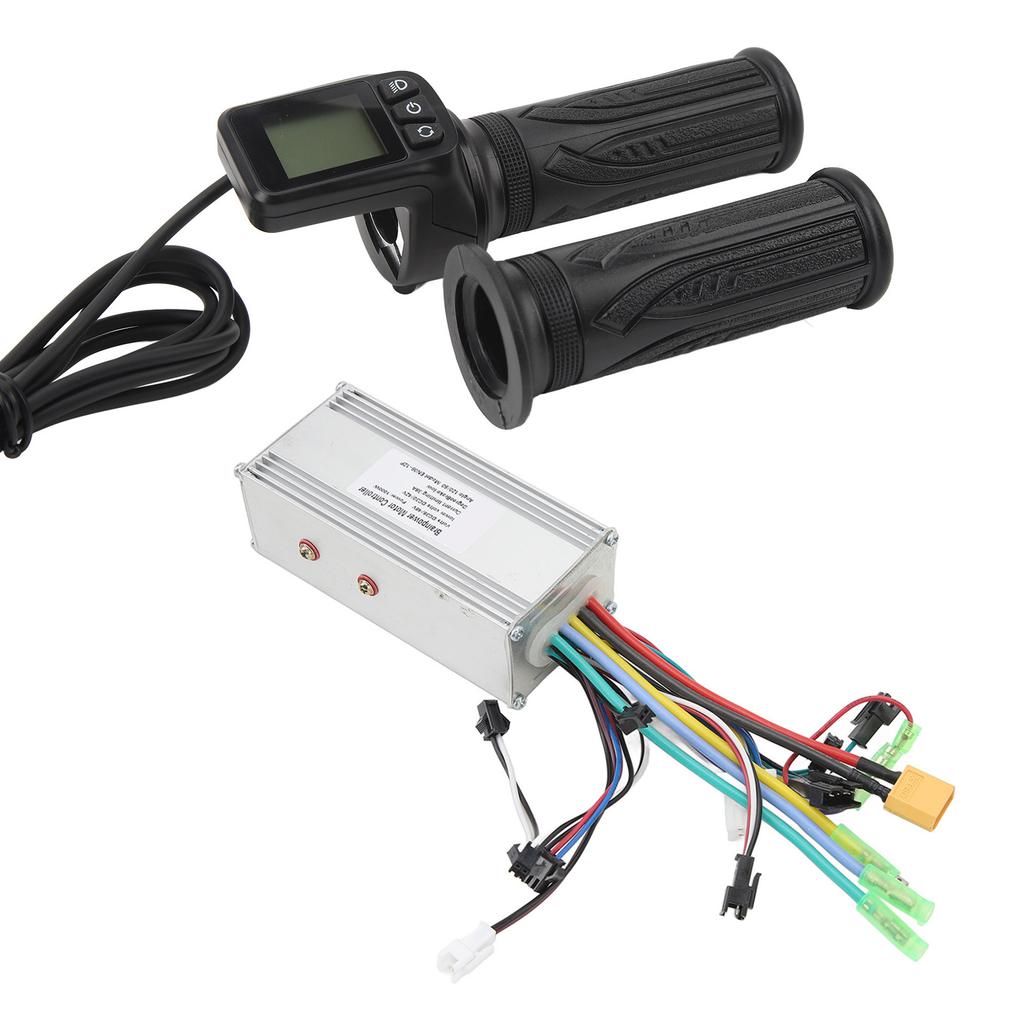 36V 48V 1000W 38A 3 Mode Sine Wave Brushless Controller 128DX Electric Bike Full Throttle Grip with