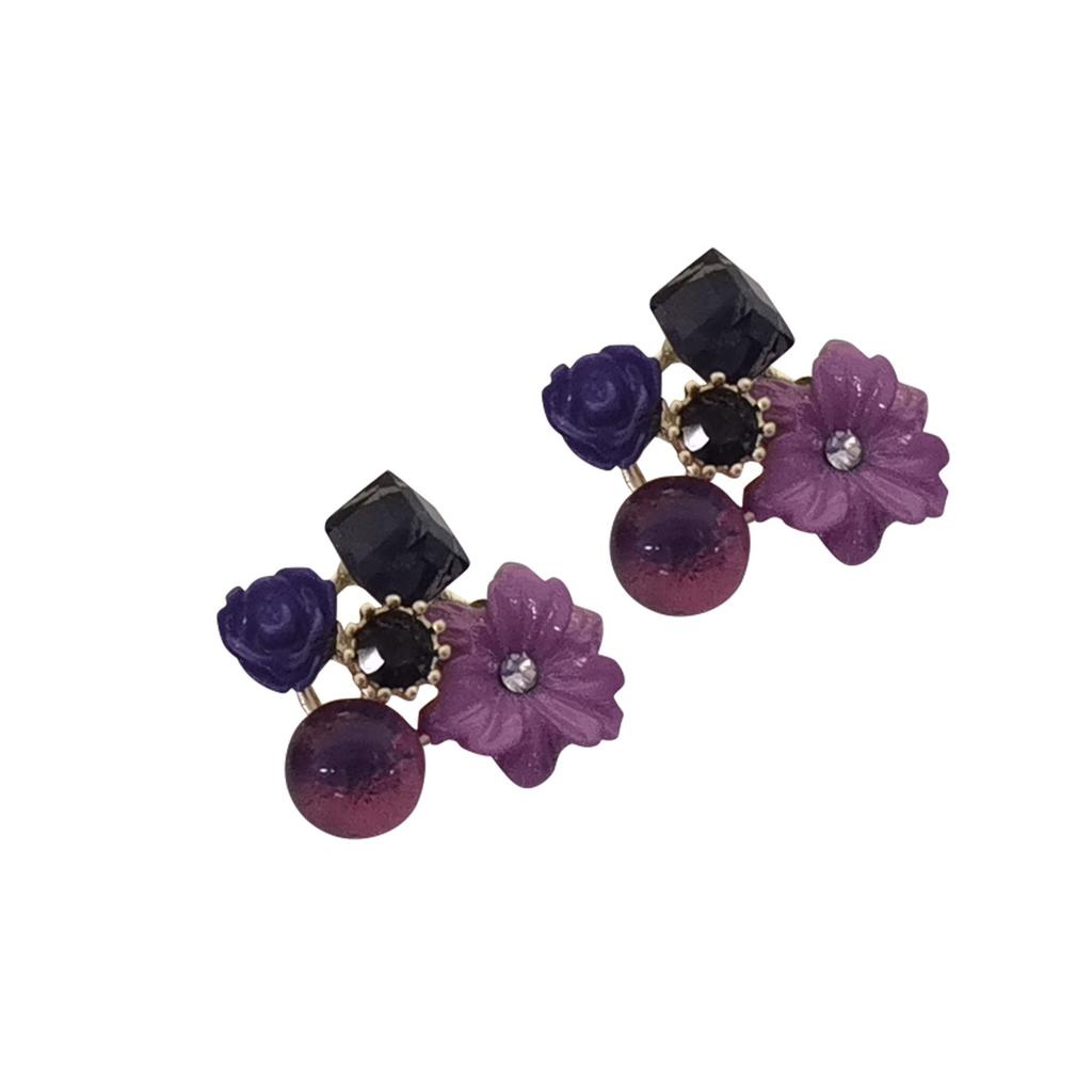 Vintage Crystal Flower Earrings, Earrings, And Gentle Earrings