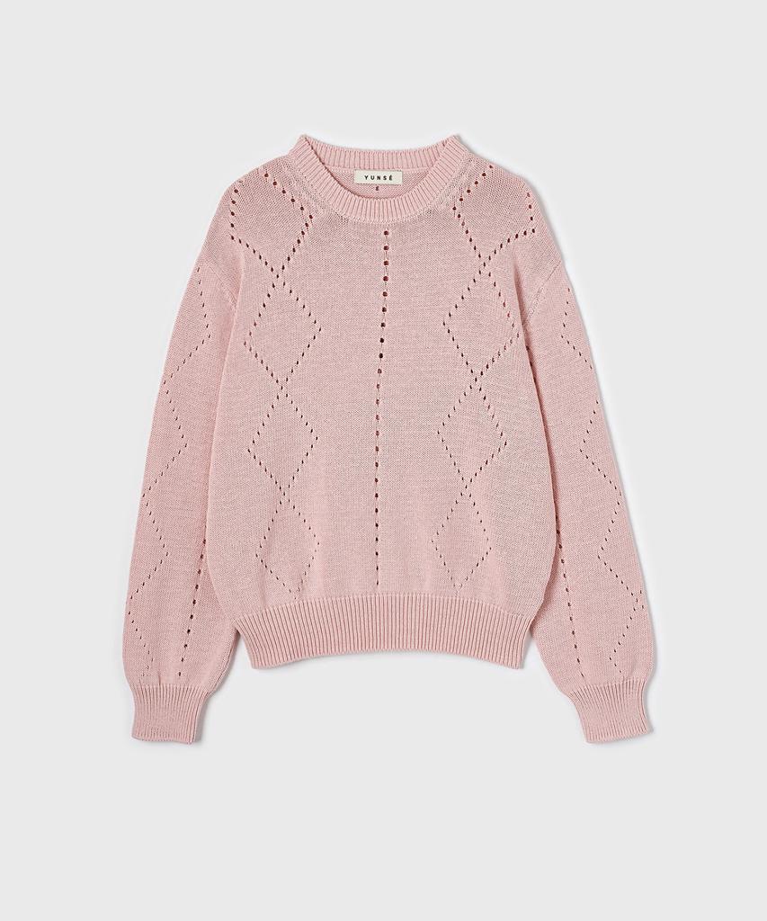 Yunse Hatch Sci-Fi Knit (Light Pink)