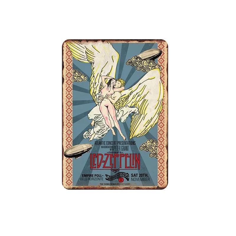 Metal Tin Poster Cartoon Figure Retro Metal Tin Sign Plaque Poster for Bar Club Wall Decor Retro Home Vintage Wall Plate Pendant