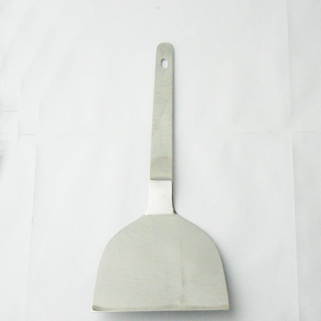 Nagao Okonomiyaki wide Stainless Commercial Made in Japan Spatula, 10.5cm (3.5 inches), Steel, Grade,